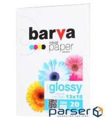 Photo paper Barva 13x18, 200g/m2, Original Glossy, 20l (IP-C200-270)