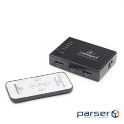Video switch Cablexpert HDMI V.1.4a (5 вх, 1 вых) (DSW-HDMI-53)
