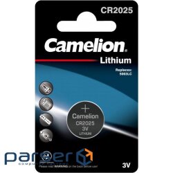 Battery CR 2025 Lithium * 1 Camelion (CR2025-BP1)