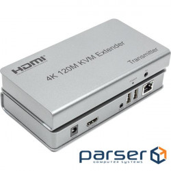 HDMI extender over twisted pair POWERPLANT HDMI v1.4 Silver (CA912933)