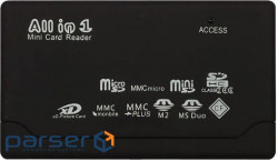 Card Reader внешний AtCom TD2031 ALL IN 1 MS/microSD/SDHC/T-Flash/M2 (10731)