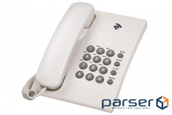 Проводной телефон 2E AP-210 White (680051628752) (AP-210 Beige White)