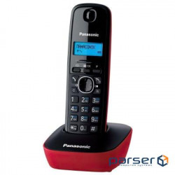 Радиотелефон Panasonic DECT KX-TG1611UAR Black Red