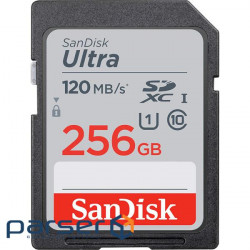 Memory card SanDisk 256 GB SDXC UHS-I Ultra (SDSDUN4-256G-GN6IN)