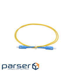 Optical connecting cord (patch cord) SC - SC 3 m (ES-SC-SC/UPC-3-SM- (ES-SC-SC/UPC-3-SM-S)