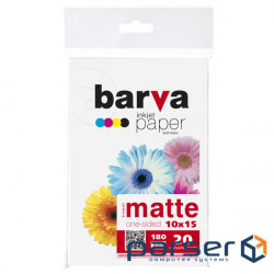 Photo paper Barva 10x15, 180 g/m2, matt, 20 arc (A180-257)
