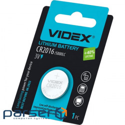 Battery VIDEX Lithium CR2016 (24232)