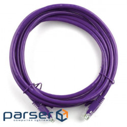 Patch cord 7.5m, RJ-45, Cat.5e, CU, copper, purple Ritar (PCR-CU/7.5 (OKTK (1.0) DP 1E) 1-175)