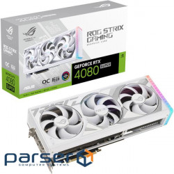 Відеокарта ASUS ROG Strix GeForce RTX 4080 Super 16GB GDDR6X White O (ROG-STRIX-RTX4080S-O16G-WHITE)