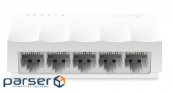 Network switch Cisco SG350X-48-K9-EU Тип - управляемый 3-го уровня, форм-фактор - в стойку, количество портов - 54, порты - SFP+, Gigabit Ethernet, комбинированный, возможность удаленного управления - управляемый, коммутационная способность - 176 Гбит/ с, размер таблицы МАС-адресов - 64000 Кб, корпус - Металический, 48x10/ 100/ 1000TX, 2хSFP+ TP-Link LS1005