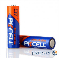 Alkaline battery PKCELL 1.5V AA / LR6, 2 pieces in a blister, price for a blister , Q12 (PC/LR6-2B)