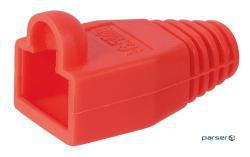 Cap FreeEnd-> RJ45 UTP5e cap, 6.4 mm isolation, standard, red (75.01.1217-100)