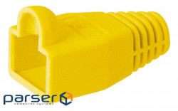 Ковпачок FreeEnd-RJ45 UTP5e (ковпачок),ізолюючий 6.4mm з вушком,жовтий (62.09.8264-1)